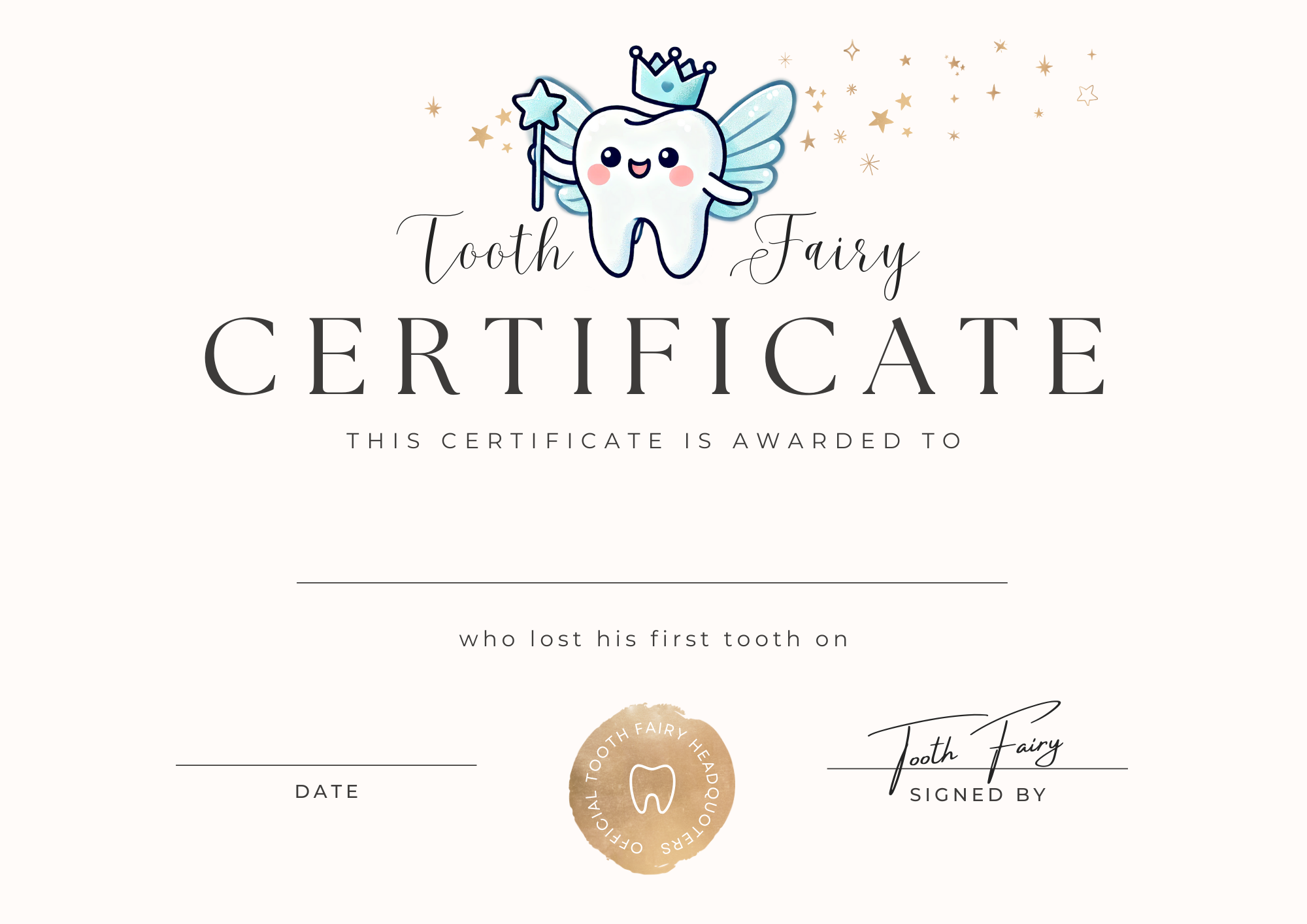 Free Tooth Fairy Certificate For Boys – Celebrate Your Child's First L – Like The Stars free-tooth-fairy-certificate-for-boys-celebrate-your-child-s-first-l-like-the-stars