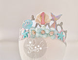 Baby Birthday Mermaid Headband