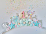 Baby Birthday Mermaid Headband