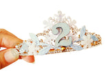 Personalized Number Elsa Birthday Crown Headband Tiara