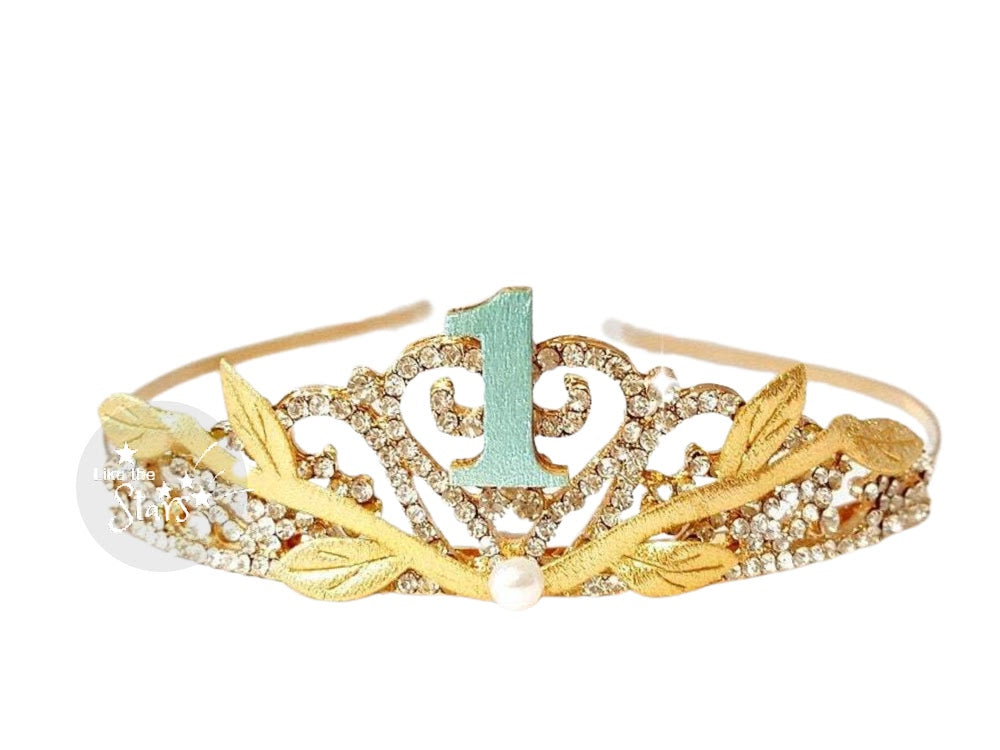 Gold Leaf Birthday Crown For Girls – Like The Stars