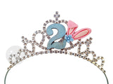 Bunny Ears Birthday Crown number