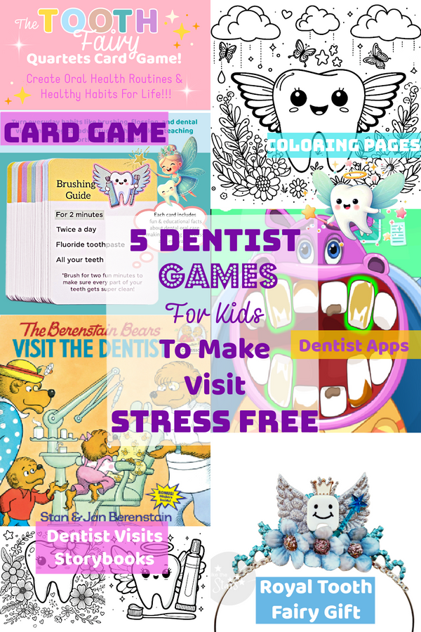 5 Fun Dentist Games For Kids To Make The Dentist Visit Stress Free, Fun Dental Games for Kids, Best Dentist Games for Kids, Educational Dental Board Games, Meaningful tooth fairy gift game, Help Kids Overcome Fear of the Dentist