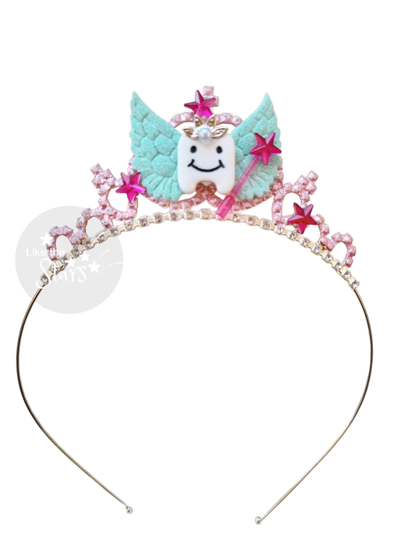 magical tooth fairy gift crown, Baby first tooth milestone