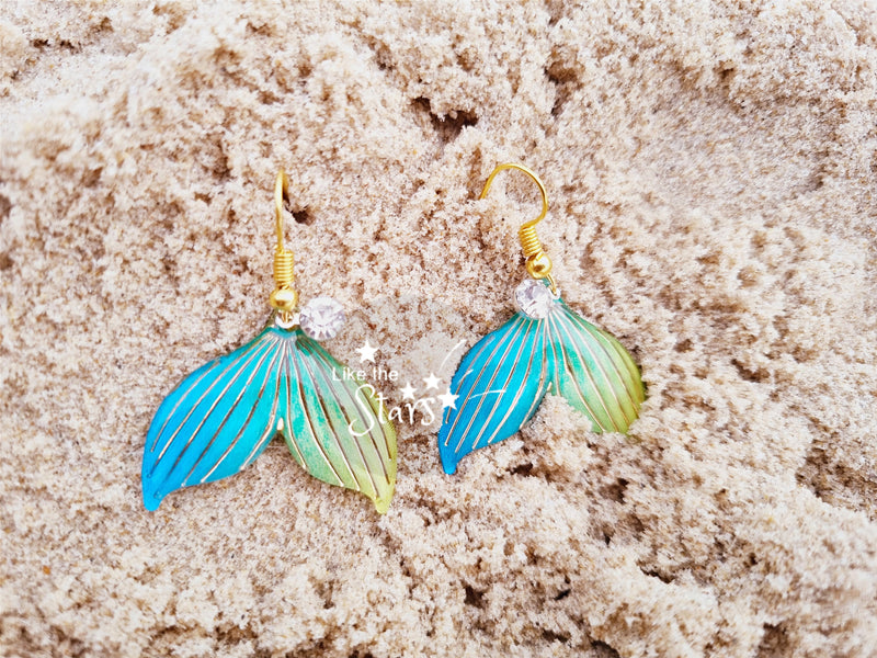 boat party gift mermaid earrings