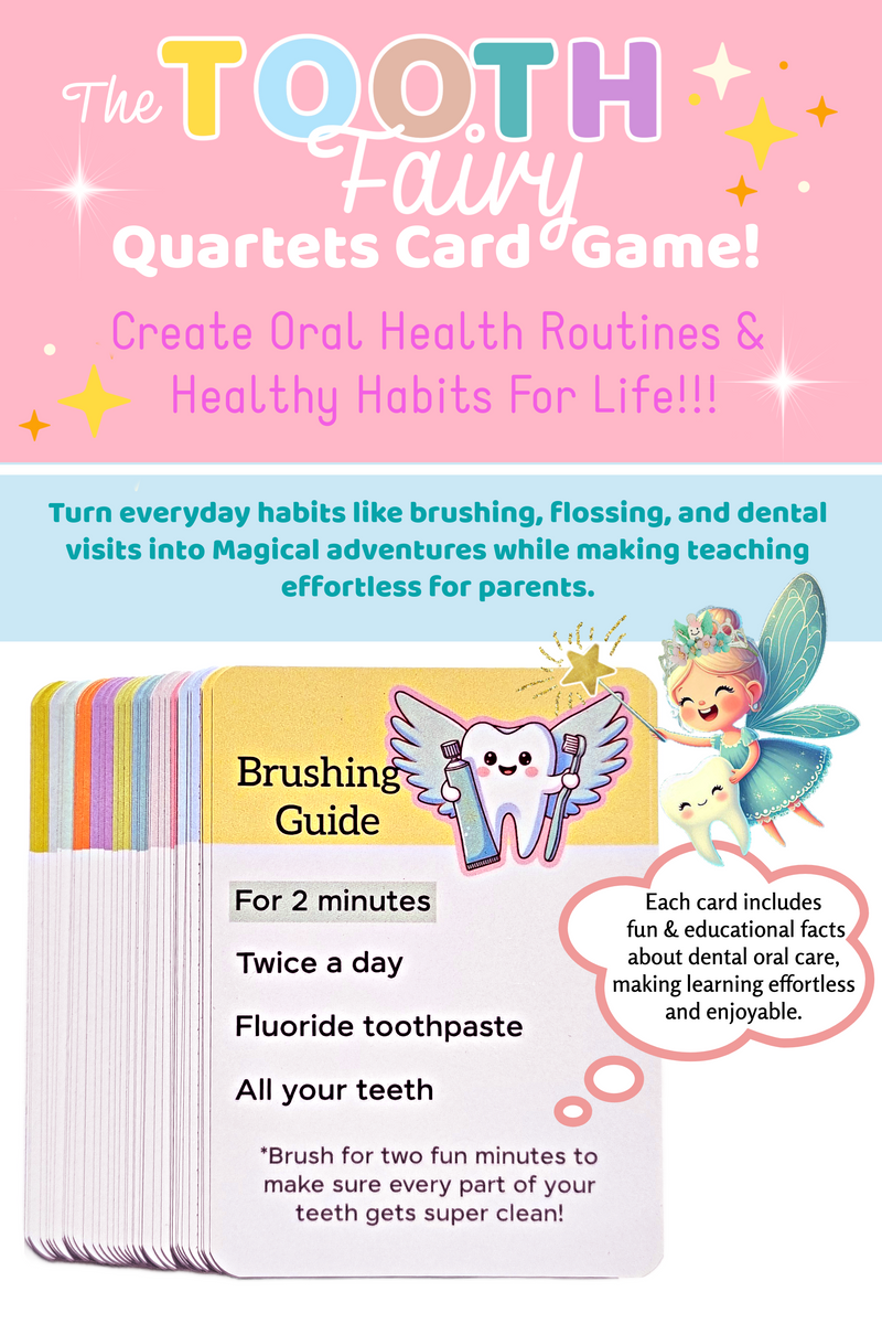 Tooth Fairy Gift for Kids,
Fun Educational Game for Kids,
Best Gifts for Kids Who Lost a Tooth,
Educational Dental Game for Kids,
Healthy Teeth Learning Game,
Oral Health Activities for Kids,
Tooth Fairy Quartets Card Game,
Fun Tooth Fairy Game for Kids,
Educational Dental Card Game,
Oral Hygiene Learning Cards,
Dentist Recommended Kids Game,
Tooth Fairy Activity for Classrooms,
Gift for First Lost Tooth Celebration