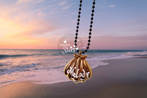 The Little Mermaid Melody Gold Shell Locket Necklace