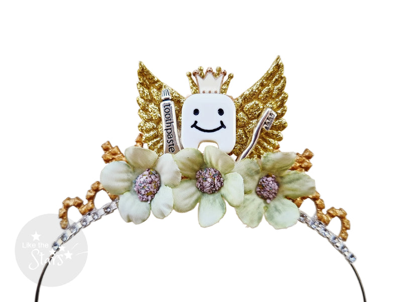 Golden Tooth Fairy Costume Crown Golden Tooth Fairy Costume Crown