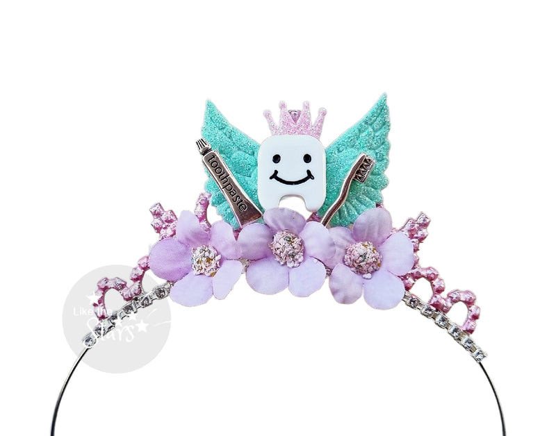 Tooth Fairy Gifts Crown, Tooth Fairy tiara crown, First baby tooth photoshoot 