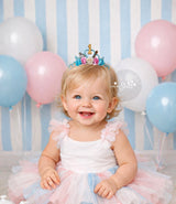 Wonderland tea party baby tiara cute first birthday accessory