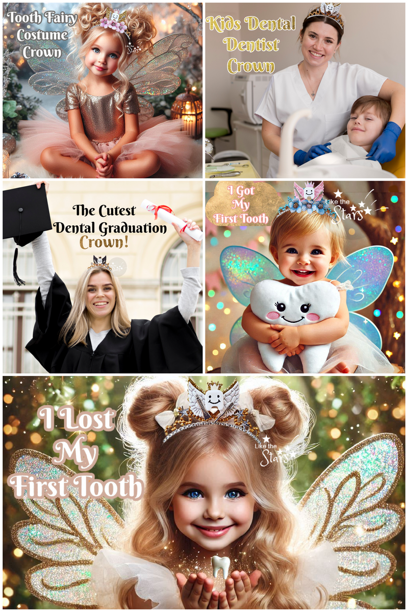 tooth fairy gift ideas crown, Unique Gifts for Dentists, dental Graduation gifts ,Crown for Dental Celebrations, i lost my first tooth photoshoot,  i got my first tooth photoshoot, tooth fairy costume crown