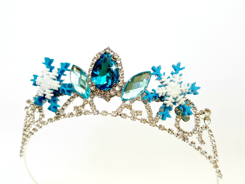 crystal snowflake crown 