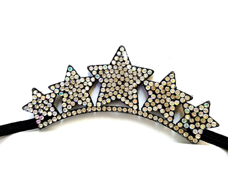 black  stars crystal crown