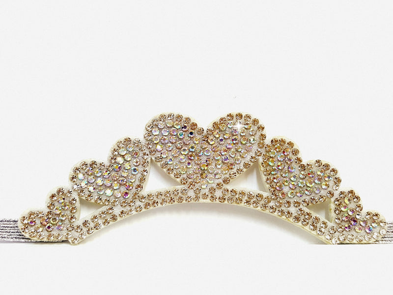 newborn Tiara crown Elastic 