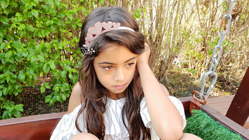 Valentine's Day red heart headband