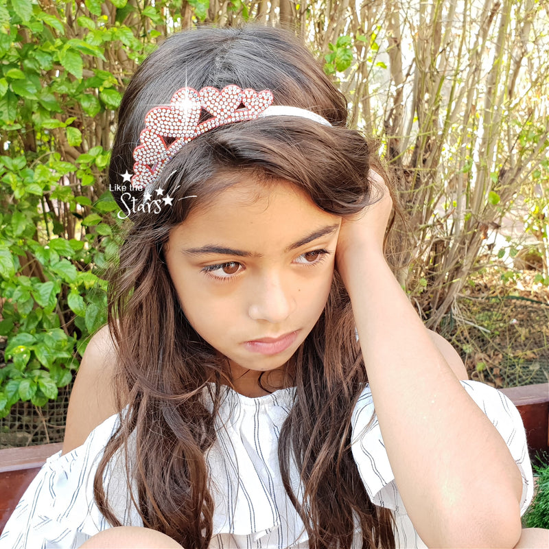 Valentine's Day red heart headband