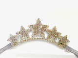 stars crystal crown headband