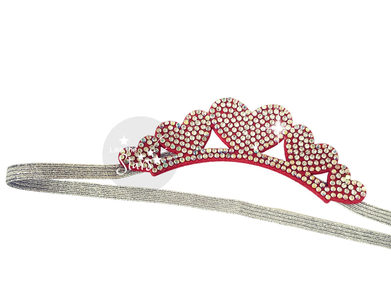 Valentine's Day red heart headband