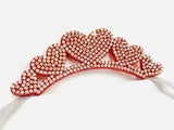 Red Heart crown headband