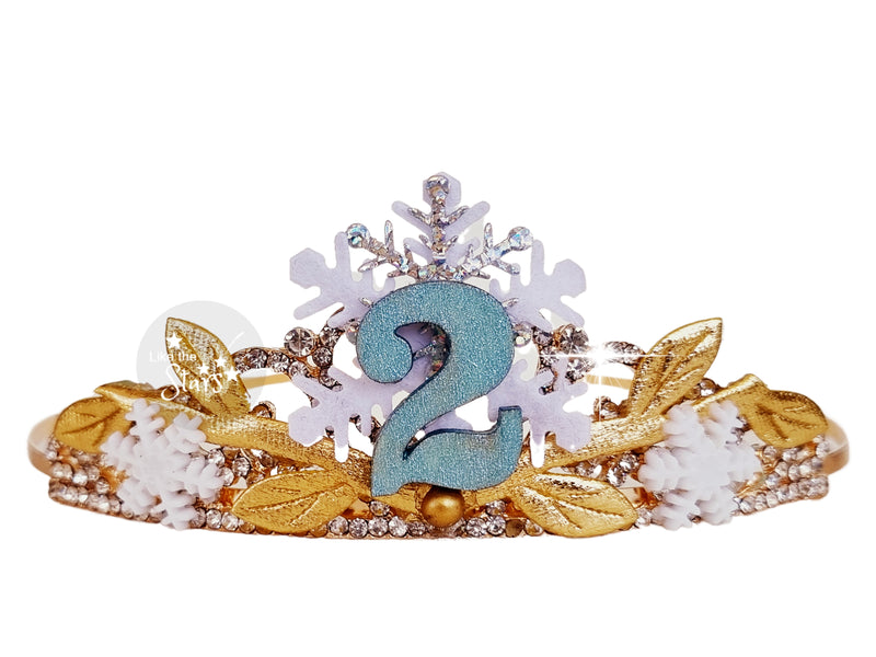 Frosty Elsa Birthday Crown