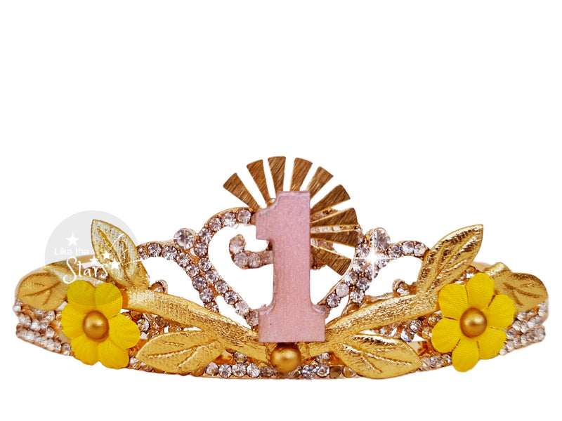 Sun Birthday Crown Tiara