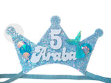 Name and number birthday crown