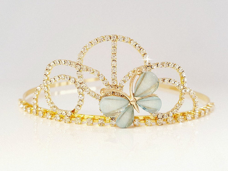 Gold Butterfly Crown