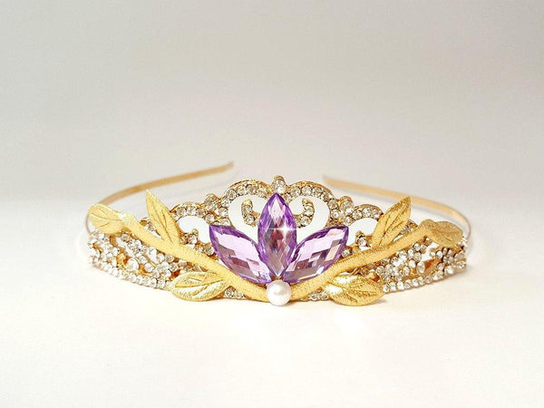 purple princess crown