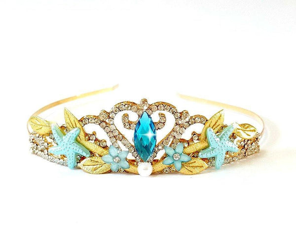 Mermaid gold crown