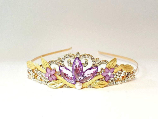 Purple & Gold tiara