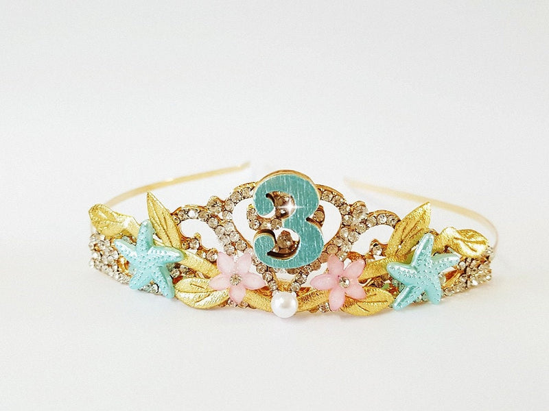 Mermaid Birthday Crown Tiara