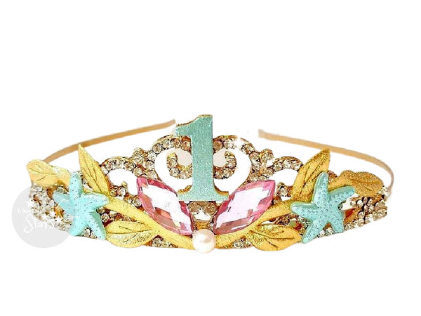 mermaid Birthday  Crown, Mermaid crown