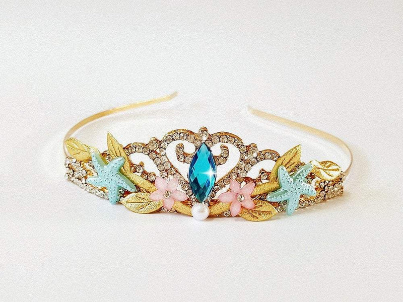 Mermaid gold crown