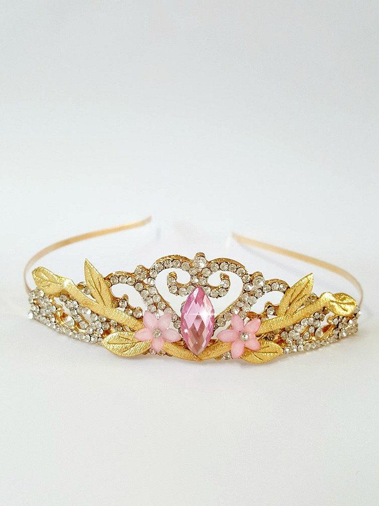 Gold & Pink Crown