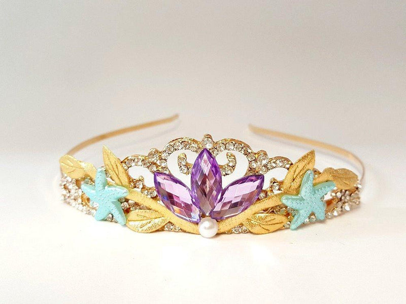 gold and purple crown 