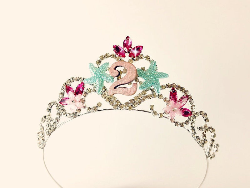 custom birthday mermaid crown 