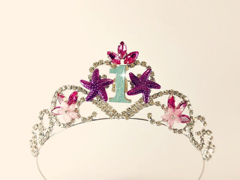 Mermaid crown for Mermaid Birthday Outfit 