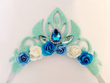 elsa Halloween costume crown