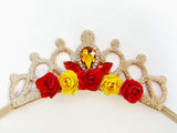 Princess Belle Headband Beauty & The Beast crown