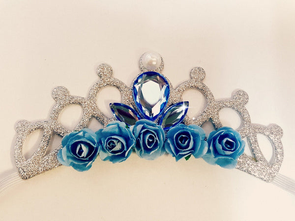 Elsa blue headband
