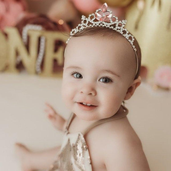 Baby crowns best sale and tiaras