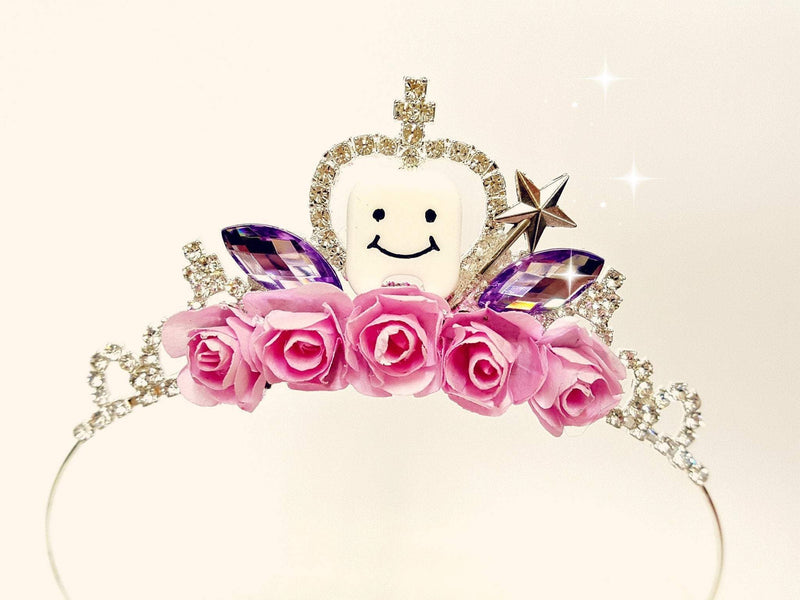 Tooth Fairy Gift Crown, First baby tooth photoshoot 