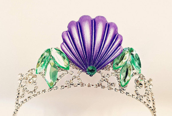 Purple Sea Shell Crown