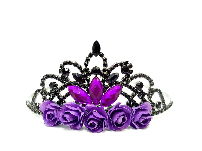 Gothic Black Tiara