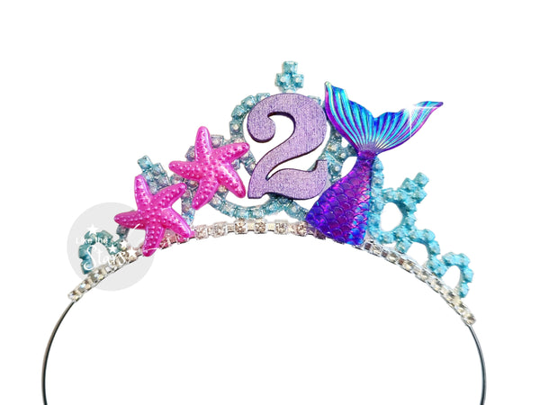 mermaid birthday crown