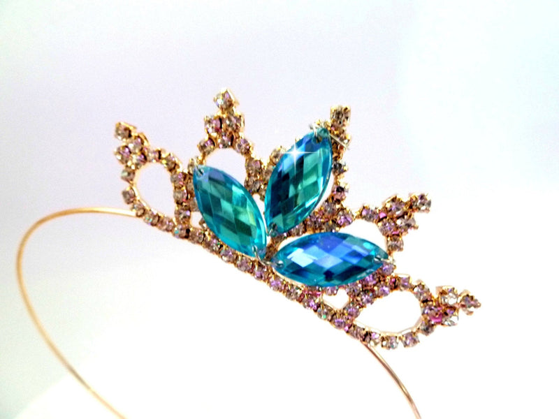 Kids Aqua Blue Tiara