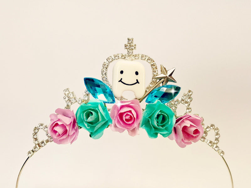 Tooth fairy Costume headband crown tiara, tooth fairy costume toddler crown